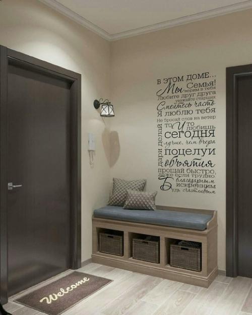 Интересные идеи дизайна прихожих. 03