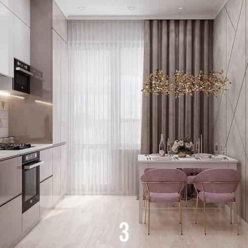 Интерьер кухни на любой вкус можно выбрать себе лучший вариант. 02