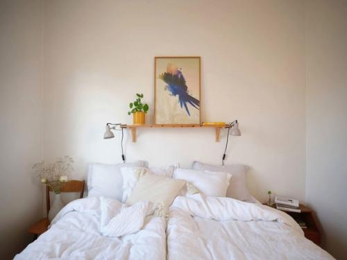 Небольшая квартира с приятными зелеными и деревянными акцентами. 06