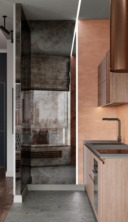 Терракотовая плитка.  Немного от том, как рождается цвет в интерьере. 05