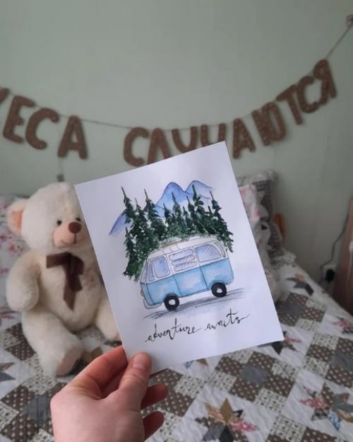 Я без ума от волшебных фургончиков - разноцветных домов на колёсах. 05