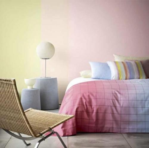 Градиентная окраска стен, иначе, омбре - это нечто очень новое веяние в современном дизайне интерьеров.