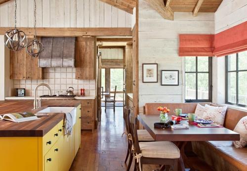 Деревянная резиденция на склоне горы в штате монтана. 03