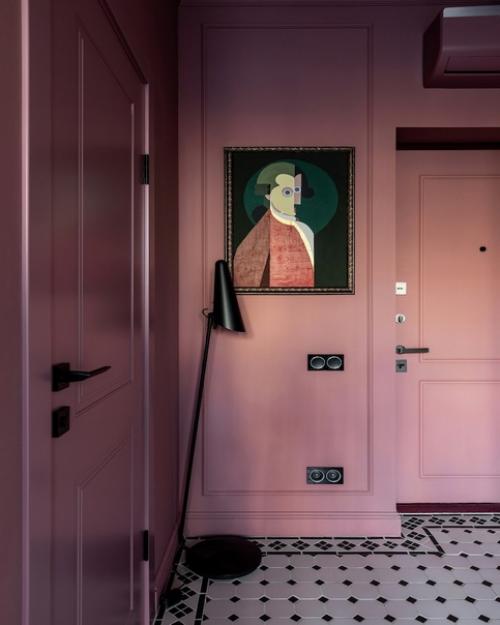 Реализованный интерьер маленькой квартиры - студии, площадью 24, 2 кв. 04