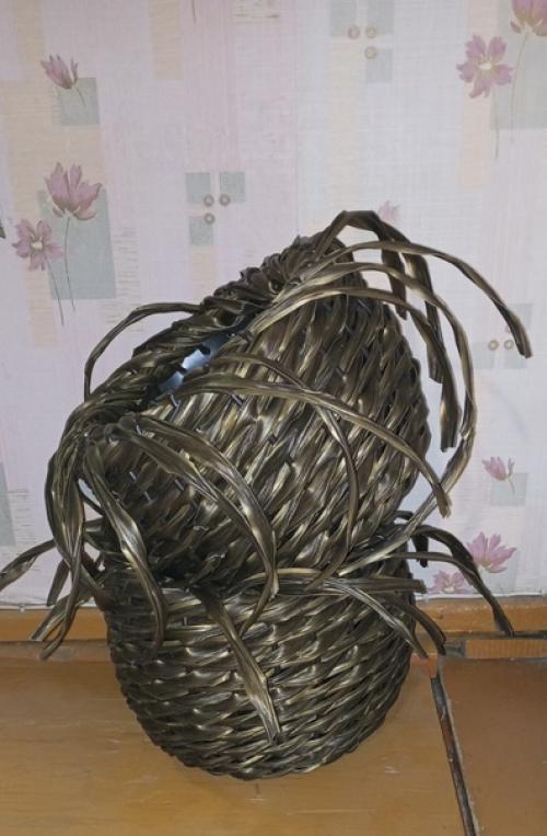 Кашпо из искусственного ротанга - стильное решение для любого интерьера. 05