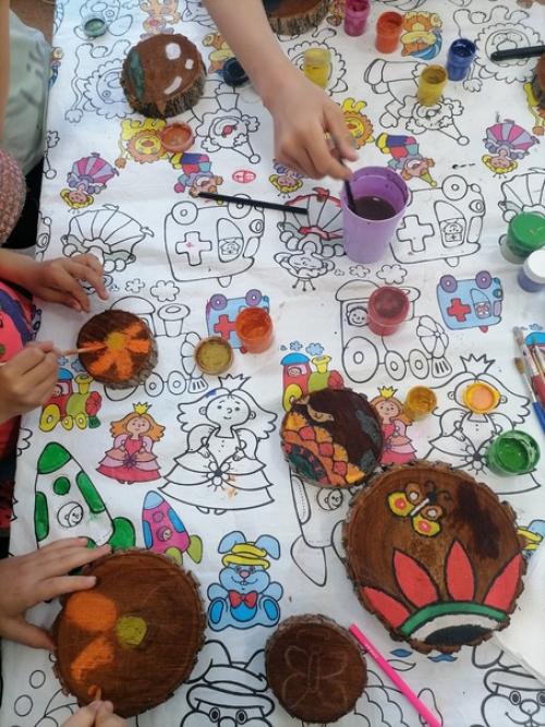 Мастер-класс по изготовлению декоративной подставки из спилов. 06