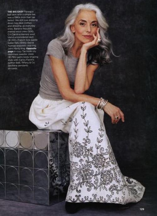 Ясмина росси - 59-летняя модель - феномен, которая победила старость. 02