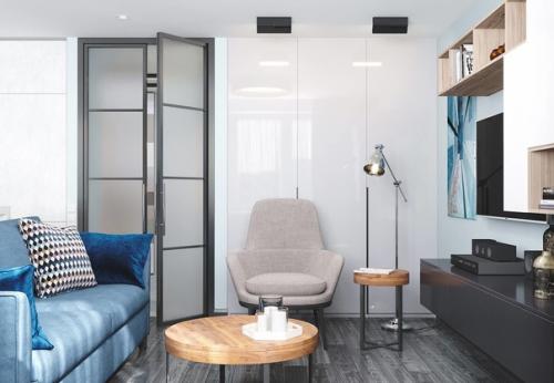 Современный интерьер двухкомнатной квартиры. 04