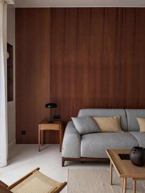 Интерьер квартиры - студии 33 м 2 в Париже, Франция. 04