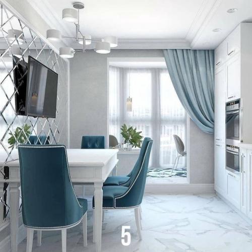 Интерьер кухни на любой вкус можно выбрать себе лучший вариант. 04