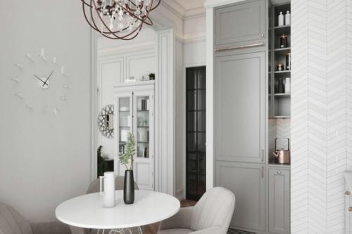 Смелая эклектика в двухкомнатной квартире. 02