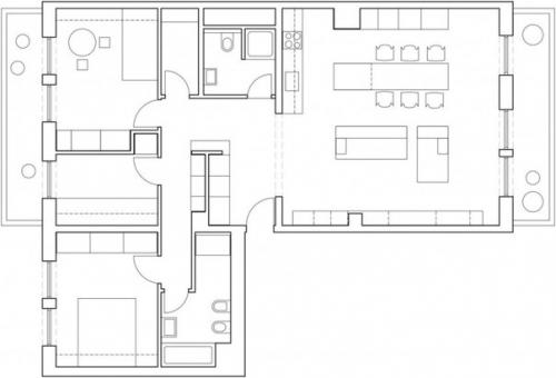 Квартира площадью 100 кв. 09