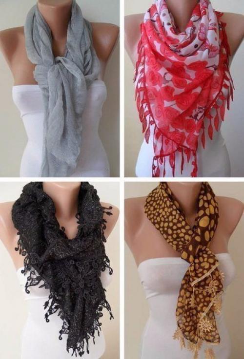 Как стильно завязать шарф этой весной. 05