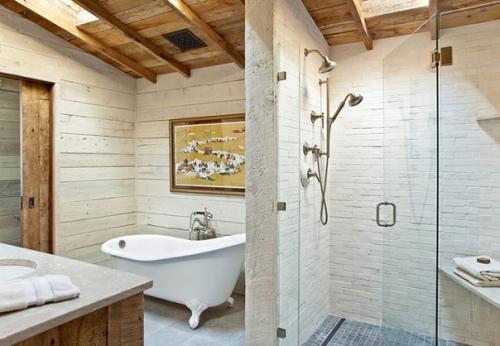 Деревянная резиденция на склоне горы в штате монтана. 07