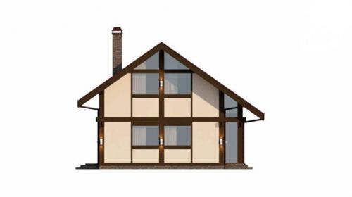 Элегантный фахверковый дом с мансардой. 06 Элегантный фахверковый дом с мансардой. 06