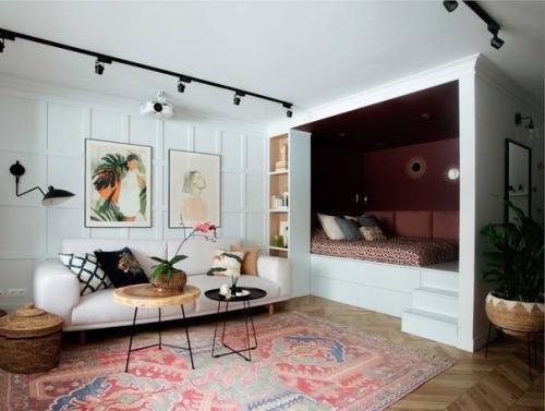 Маленькая квартира в стиле бохо. 06