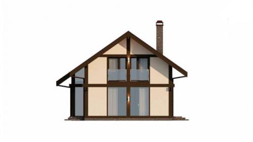 Элегантный фахверковый дом с мансардой. 05 Элегантный фахверковый дом с мансардой. 05