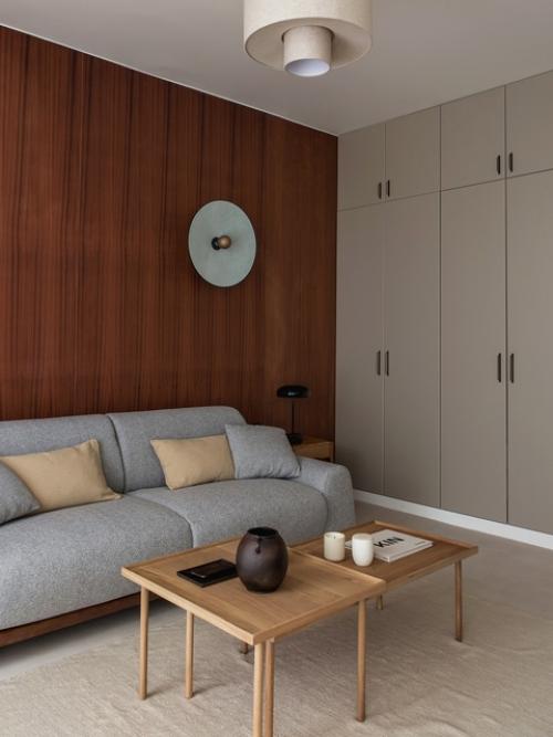 Интерьер квартиры - студии 33 м 2 в Париже, Франция. 06