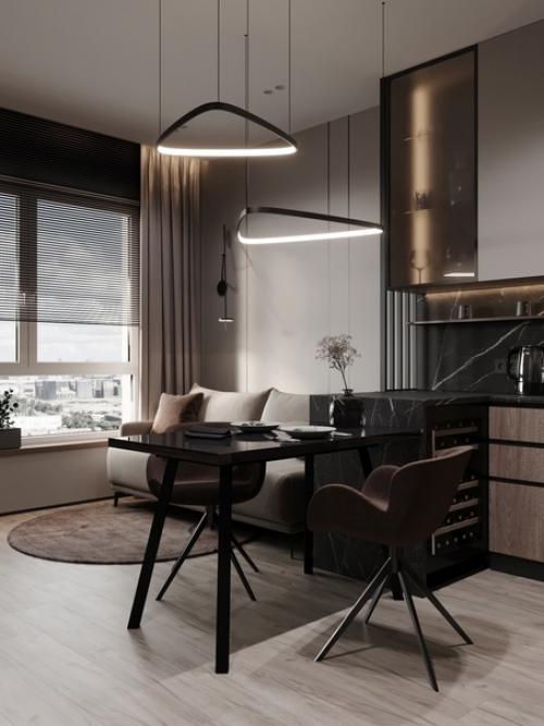 Проект однокомнатной квартиры 40 кв. 04