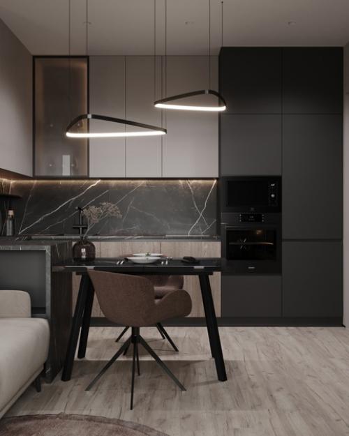 Проект однокомнатной квартиры 40 кв. 02