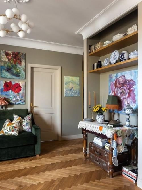 Ретро квартира. Эта квартира площадью 78 кв. 01