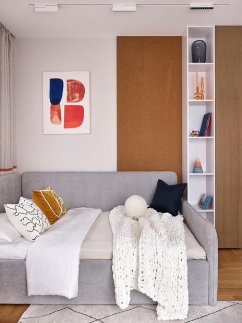 Реализованный интерьер квартиры для молодой семьи с новорожденным ребенком. 06