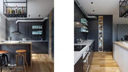 Дизайн интерьера квартиры 69 кв. 03