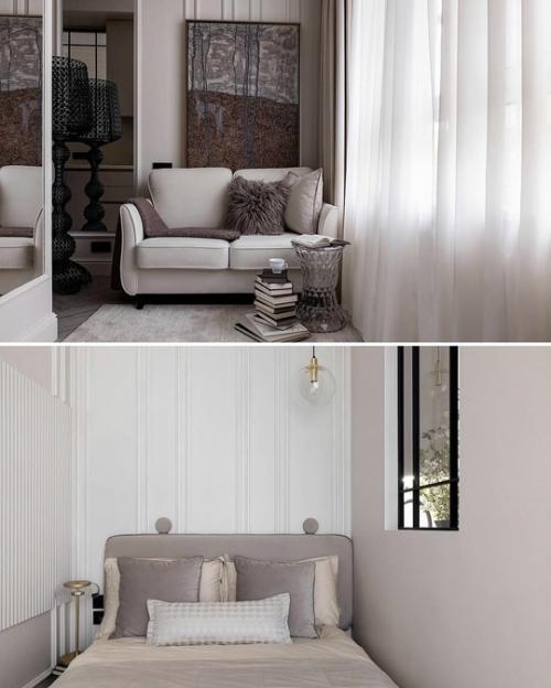 Светлая неоклассика в компактной квартире. 03