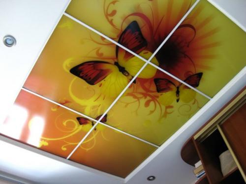 Мы стеклянные потолки с уф печатью делаем? 01