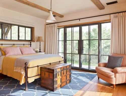 Деревянная резиденция на склоне горы в штате монтана. 06