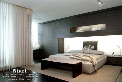 Цвет стен в спальне - несколько оригинальных и интересных вариантов оформления. 07