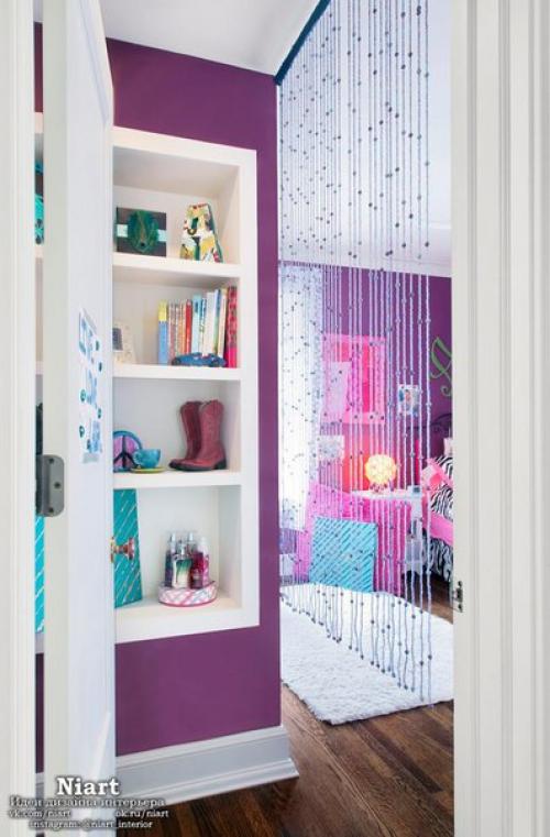 Какие бывают шторы на дверной проем? 04