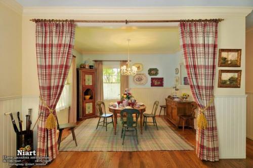 Какие бывают шторы на дверной проем? 01