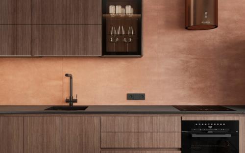 Терракотовая плитка.  Немного от том, как рождается цвет в интерьере. 04