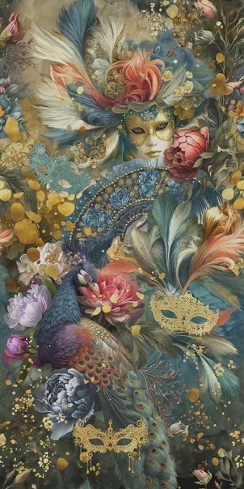 Глядя на этот масштабный и красочный макси - ковёр Феллини, с головой погружаешься в ни с чем не сравнимую феерию венецианского карнавала. 01