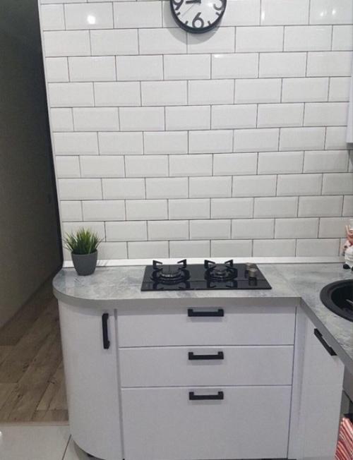 Маленькая кухня. В современном стиле. 03