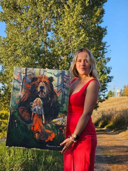 Я художник современного искусства, создаю интерьерные картины для арт - коллекционеров. 01