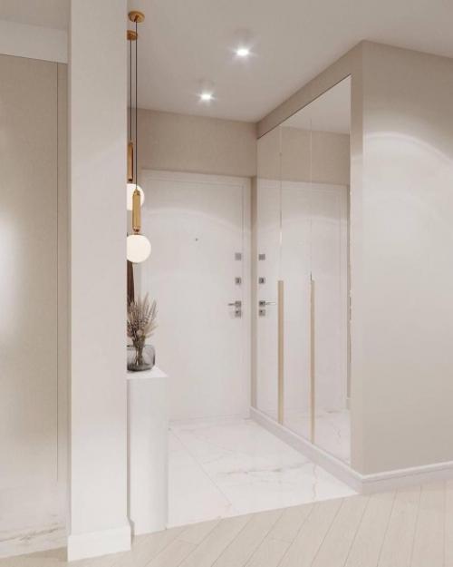 Квартира в тёплых тонах в современном стиле. 06