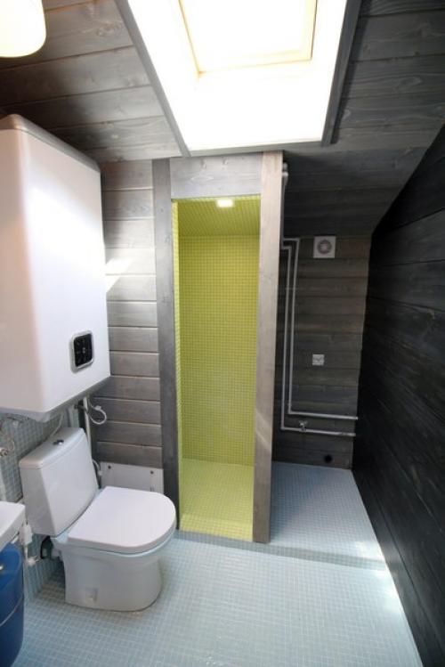 А вот какой получился интерьер у дубльдома - 80 с тремя комнатами и сауной! 02