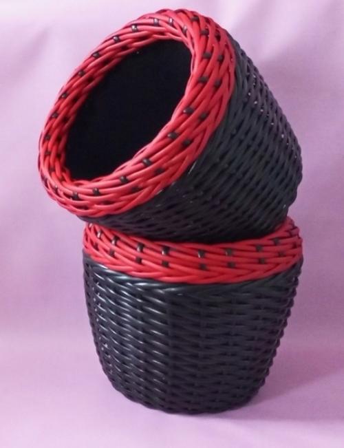 Кашпо из искусственного ротанга - стильное решение для любого интерьера. 03