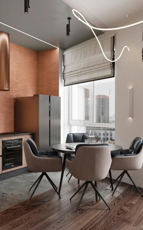 Терракотовая плитка.  Немного от том, как рождается цвет в интерьере. 02