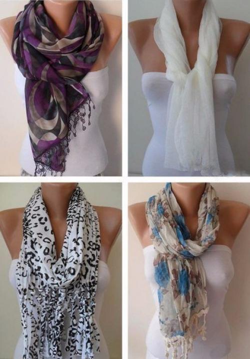 Как стильно завязать шарф этой весной. 02