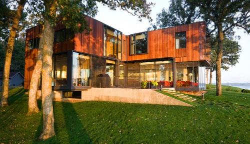 Дом на берегу озера от Min Day. 02