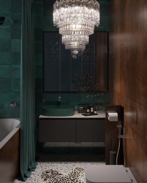 Творческие люди, работающие в киноиндустрии, обратились к нам с просьбой создать интерьер для их дома. 06