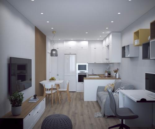 Сделать из квартиры - студии однокомнатную квартиру с легкостью можно всего лишь используя. 02