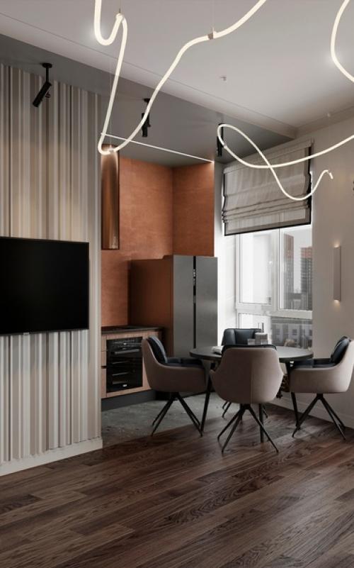 Терракотовая плитка.  Немного от том, как рождается цвет в интерьере. 01