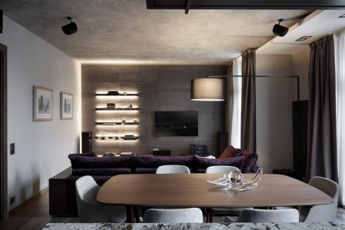 Атмосфера и интерьер этой квартиры, расположенной в жилом комплексе Смольный Парк, были продуманы с самого начала. 08