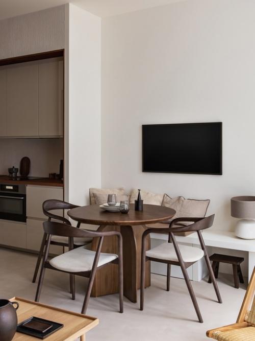 Интерьер квартиры - студии 33 м 2 в Париже, Франция. 09