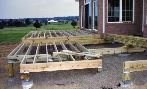 Терраса из дерева своими руками. 02 Терраса из дерева своими руками. 02