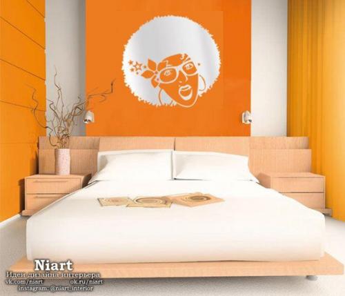 Цвет стен в спальне - несколько оригинальных и интересных вариантов оформления. 02